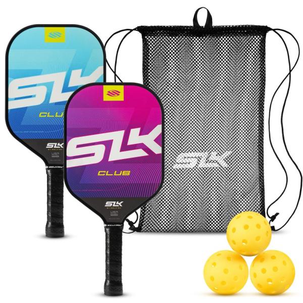 【並行輸入品】Selkirk SLK クラブピックルボールパドルバンドル | グラファイト&amp;ファイバ...