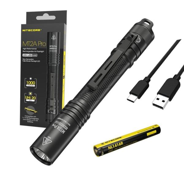 【並行輸入品】Nitecore MT2A PRO 懐中電灯 充電式 AA UHi 20 LED 懐中...