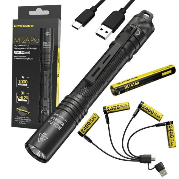 【並行輸入品】Nitecore MT2A Pro 1000 Lumens Rechargeable ...