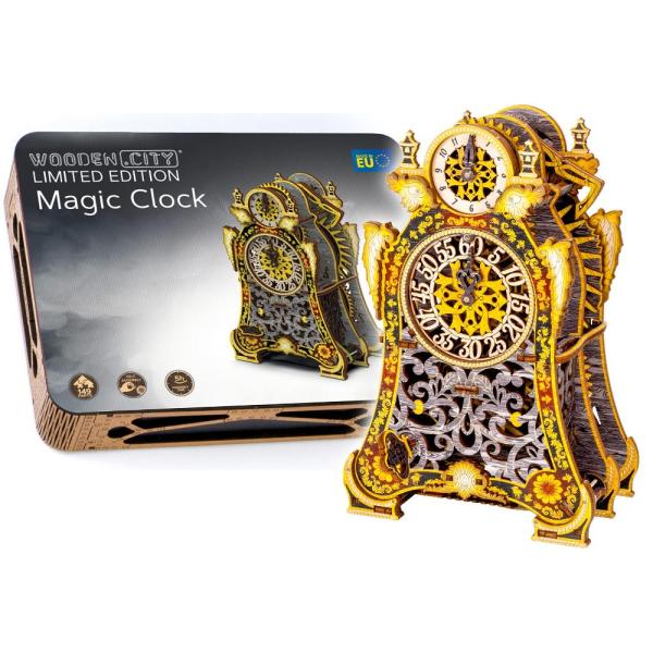 【並行輸入品】WOODEN.CITY Magic Clock LE 3D Wooden Puzzle...