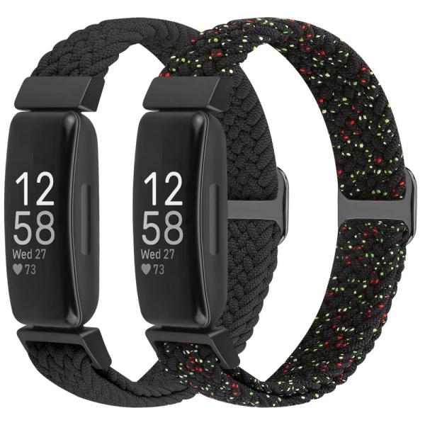 【並行輸入品】Puhuite 伸縮性編組腕時計バンド Fitbit Inspire 3/Inspir...