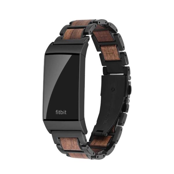 【並行輸入品】Ayeger 木製バンド Fitbit Charge 4/3用バンド サンダルウッド ...