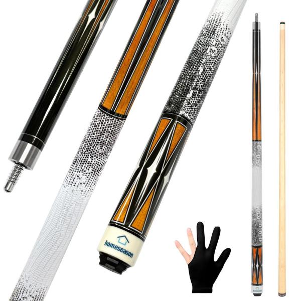 【並行輸入品】HomeSeason プールキュースティック 57インチ ビリヤードキュースティック ...