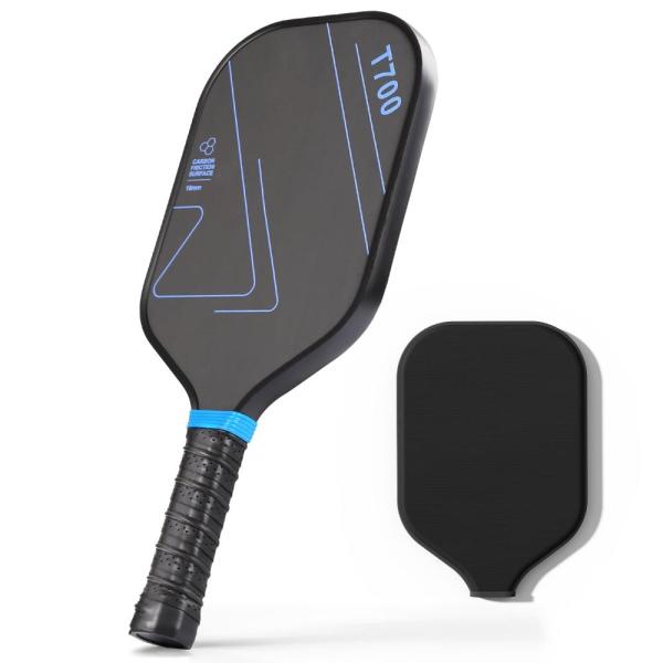 【並行輸入品】カーボンファイバーピックルボールパドル:Pro T700 テクスチャードピックルボール...