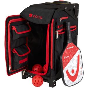 【並行輸入品】Z?CA ローリングピックルボールバッグ - プロフェッショナルツーリングケース 男女兼用 - ポータブルピックルボールスポーツバッグ