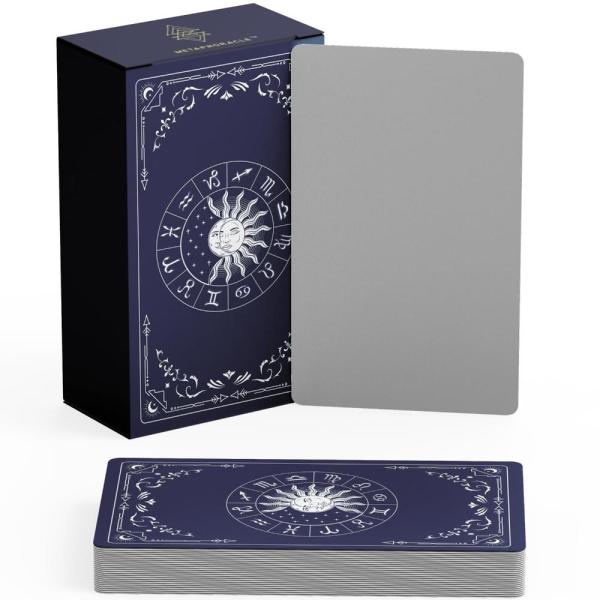 【並行輸入品】書き込む空白のオラクルタロットカード - 自分だけのオラクルカードデッキを作成 - (...