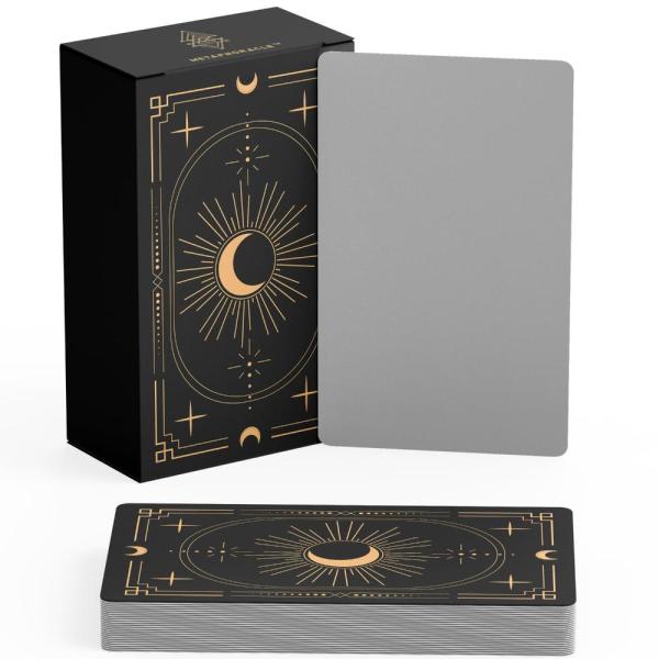 【並行輸入品】書き込む空白のオラクルタロットカード - 自分だけのオラクルカードデッキを作成 - (...