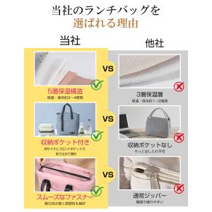 ランチバッグ 保冷 大容量 保冷バッグ 大きめ...の詳細画像3