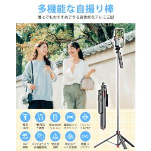【置くだけ、即セット】三脚 スマホスタンド 自...の詳細画像2