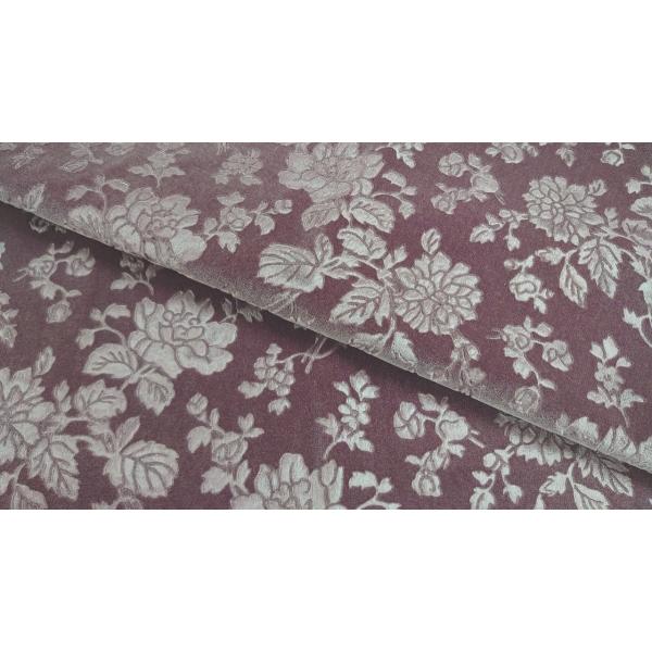 プレミアムモケット　ロゼ　ライラックパープル 137cm巾　【商品番号：MA0338-LIP-】