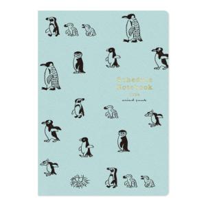 [リュリュ] A5スケジュール帳 2023年9月始まり ペンギン DN-2403 手帳（文具）の商品画像