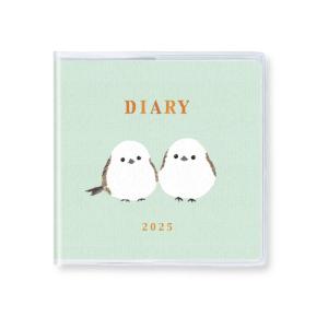 リュリュ] スケジュール帳 正方形 2025年度 2月始まり シマエナガ SDQ