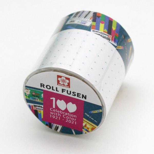 [サクラクレパス] 100th デザインロールふせん B柄