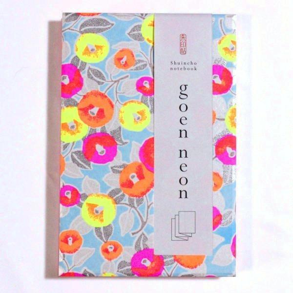 [尚雅堂] 友禅朱印帖 goen-neon N-1 椿 No.23211