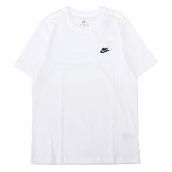 NIKE ナイキ クラブ Tシャツ 101ホワイト メンズ レディース 【NIKE ナイキ正規商品】