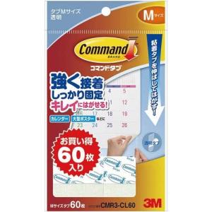 CMR3-CL60　スリーエムジャパン コマンドＴＭタブクリアお買得パックＭサイズ｜tag