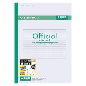 アピカ オフィシャル A4 1AZ4F 日本ノート 4970090330584（60セット）