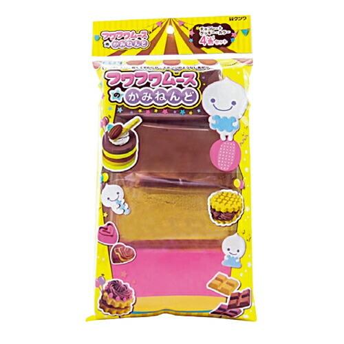 [単価365円・5セット]クツワ HATS ムースのかみねんど PT991 チョコ4色（5セット）