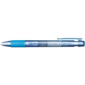EH-KE40アオ　トンボ 消しゴム モノ ノック3.8 透明ブルー トンボ鉛筆 4901991650341｜tag