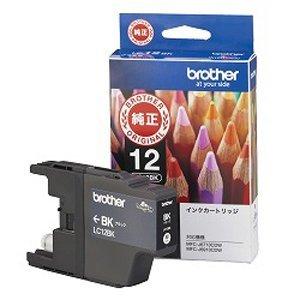 brother インクカートリッジ LC12BK 1色 ブラザー工業 4977766695954（3...