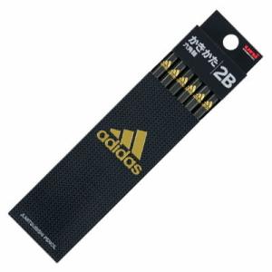 三菱鉛筆 adidas 鉛筆6角 AI04 黒金 2B K56012B 4902778230558 ...