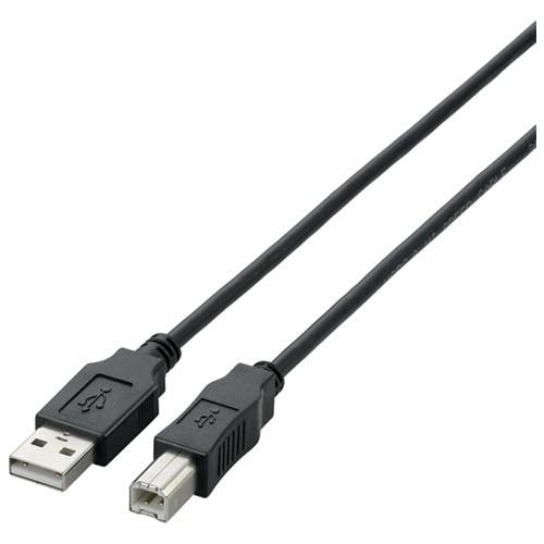 エレコム USB2.0ケーブル1.5m U2C-BN15BK ブラック 4953103439962