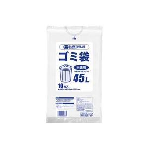 プラス ゴミ袋 LDD半透明 45L N209J-45  N209J-45