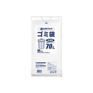 プラス ゴミ袋 LDD半透明 70L N209J-70  N209J-70