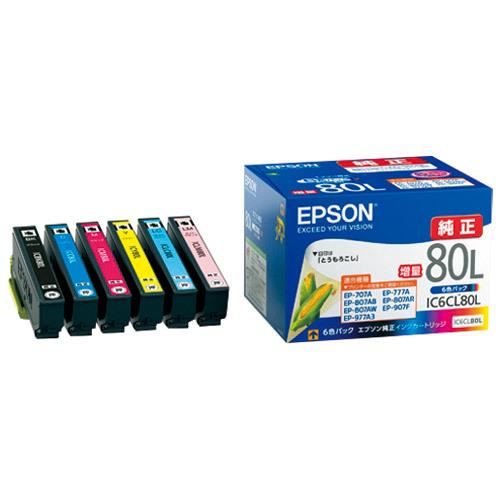 ＥＰＳＯＮ インクカートリッジ IC6CL80L 6色パック 4988617194076