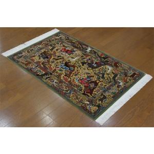 壁掛け向きシルク絨毯