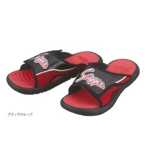 サンダル ブラック×レッド d-01sd