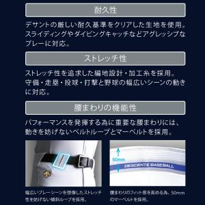 デサント 野球ズボン 選べるスタイル ユニフォ...の詳細画像3