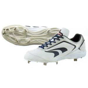 久保田スラッガー 野球 スパイク 白 金具 樹脂底 野球スパイク