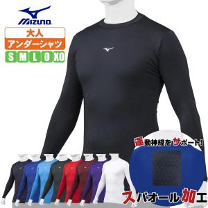 ゼット（ZETT） アンダーシャツ ハイネック 長袖 フィット ネイビー 紺