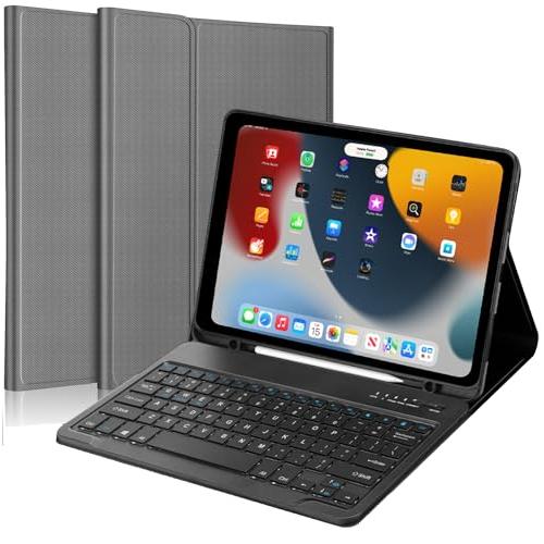 iPad Pro 12.9インチ キーボードケース 多角度調整 bluetooth スマートキーボー...