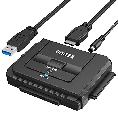 Unitek USB-A IDE SATA 両方対応 USB3.0 交換アダプター 2.5/3.5イ...