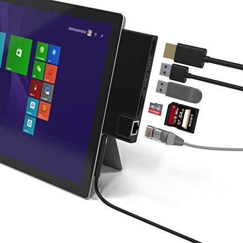 最新型 Microsoft Surface Pro 4/Pro 5/Pro 6 用USB 3.0 ハ...