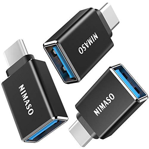 NIMASO USB-C &amp; USB 3.0 変換アダプタ 3個セット  Type C - USB ...