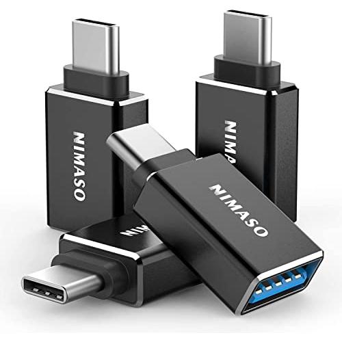 NIMASO USB-C &amp; USB 3.0 変換アダプタ 4個セット  Type C - USB ...