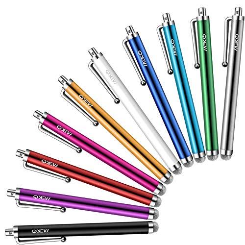10本セットタッチペン MEKO 指で触れずペン スマートフォン タブレット スタイラスペン iPa...