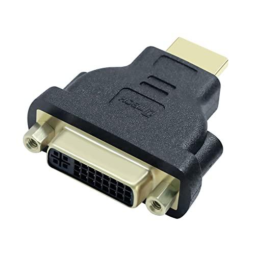 DTECH HDMI DVI-I 変換 アダプター 双方向伝送 HDMI オス to DVI  24...