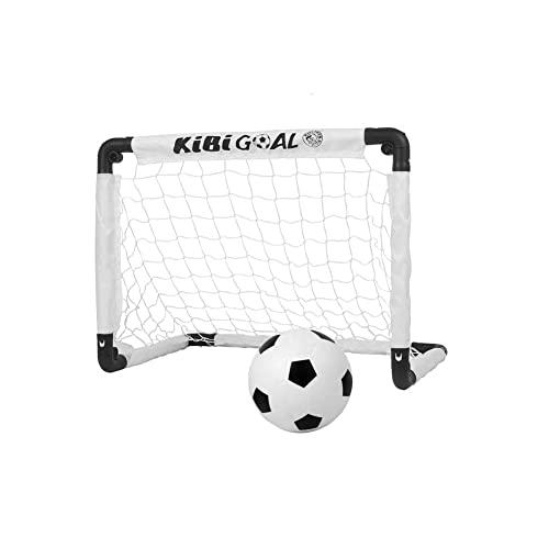 HONSAN サッカーゴール 折りたたみ 子供のための完璧な最初のサッカーゴール 素早く簡単な組み立...