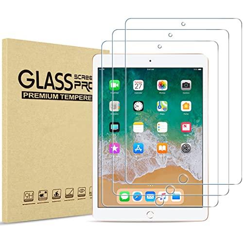 ProCase iPad 9.7インチ フィルム 9H硬度 強化ガラス 画面保護 貼る工具付き 対応...