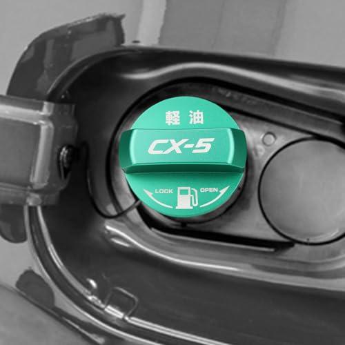 LEXLEYS マツダ 軽油仕様 緑 CX-5 KE系 KF系 専用設計 フューエルキャップ フュー...