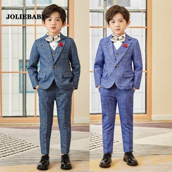 子供スーツ 90~170cm 男の子 入学式 卒業式 キッズスーツ 子供フォーマルスーツ 子どもスー...