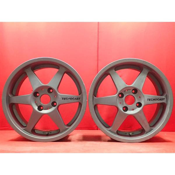 中古ホイール 2本セット TECNOCAST(テクノキャスト) TC-202 コルシア TECNOC...
