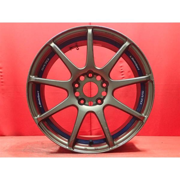 中古ホイール 単品1本 ウェッズスポーツ SA-70 WedsSport SA-70 17x7.5J...