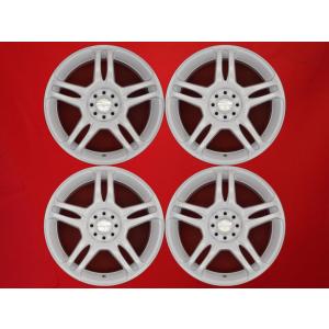 WORK 17インチ 4穴 100 7J WORK EMOTION CR Kiwami ホワイト ホイール