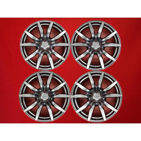 日産 NISSAN ニッサン GT-R R35 中期 純正 中古ホイール 4本 9.5J/10.5J...