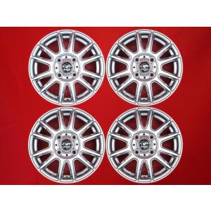 SUBARU スバル 純正 BBS 中古ホイール 4本 4J 13インチ PCD100 4穴 +45